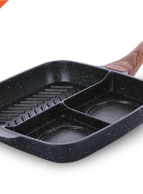25*27cm breakfast triad titanium pan non-stick frying