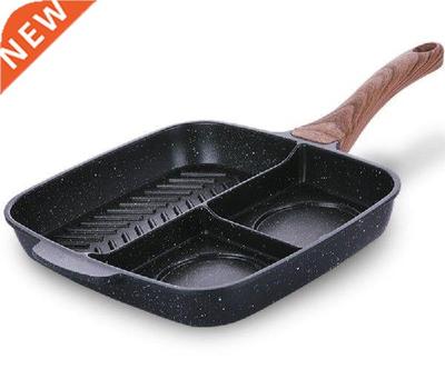 25*27cm breakfast triad titanium pan non-stick frying