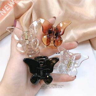 Mini Butterfly Hair Claws Acrylic Sweet Hair Ornament Clip C