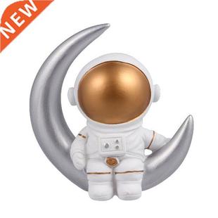Astronaut Cake Topper Space Ornament Moon Figurines Decor