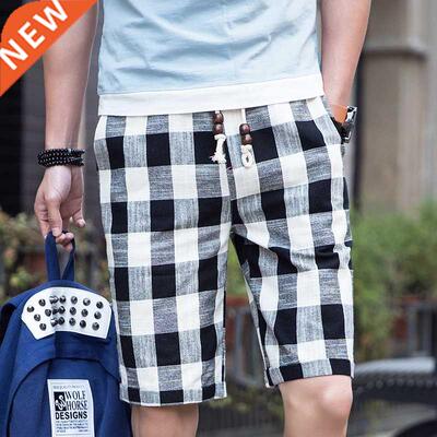 2020 Summer New Men's Bermuda Casual Shorts Loose Straight C