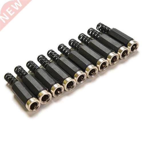 10 Pcs 2.1mm x 5.5mm Female DC Power Plug Socket Jack Adapte