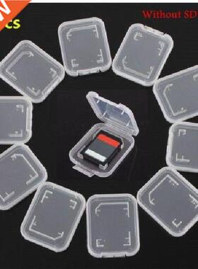 10pcs For Sd Sdhc Memory Card Case Holder Box orage