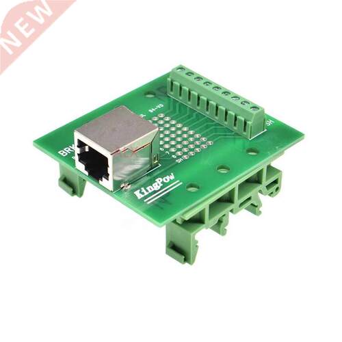 RJ45 8p8c female socket to terminal block adapter pcb board