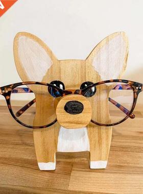 Animal Glasses Rack Hand Carve Wood Eyeglasses Spectacle