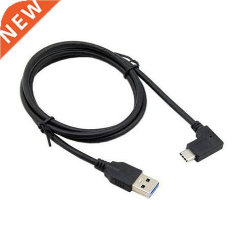 USB .0 Type A Male to USB .1 Type C Male Right Angle USB D