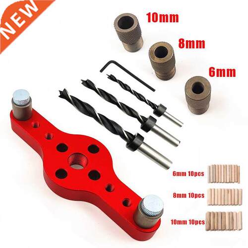 6/8/10mm Alloy Vertical Pocket Hole Jig Woodworking Drilling