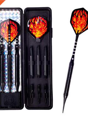 3Pcs 19g Professional Safe Dart Soft Plastic Tip Black Plate