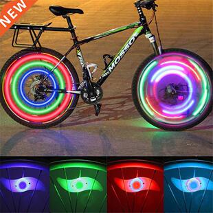 3 Lighting Mode LED Neon Bicycle Wheel Spoke Light Waterproo