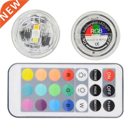 Battery Operated Waterproof Rgb Submersible Led Light