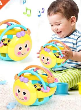 Baby Soft Rubber Rattle Children Early Childhood Biting Bell