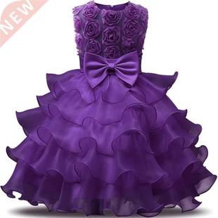 Children Luxury Party Formal Dress For Wedding Birthday Kids