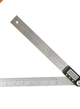 Paractical 2 In 1 Angle Ruler Protractor 360 Degree 200mm Pr