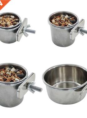 Pet Birds Hanging Cage Bowl Dish Cup Anti-turnover