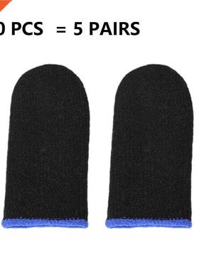 10pcs Mobile Game Fingertip Gloves for Gamer Sweatproof Anti
