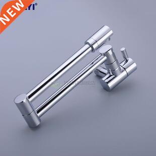 s Wll Mounted Kitchen Fucet Pot Filler Fucet Swivel Foldi
