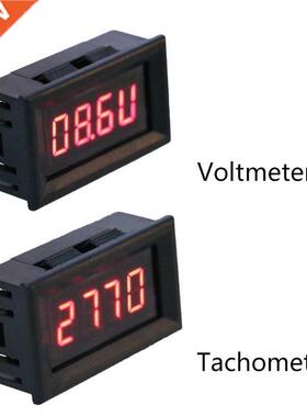 2 in 1 LED Tachometer Gauge Digital RPM Voltmeter 适用于 Aut