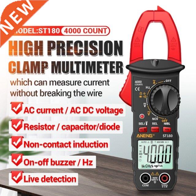ST180 Multimeter Digitl Clmp Meter 4000 Counts mmeter Vol
