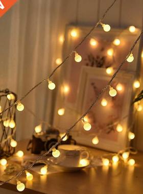 2M 3M 6M LED Holiday Light Chain Ball LED String lights Batt