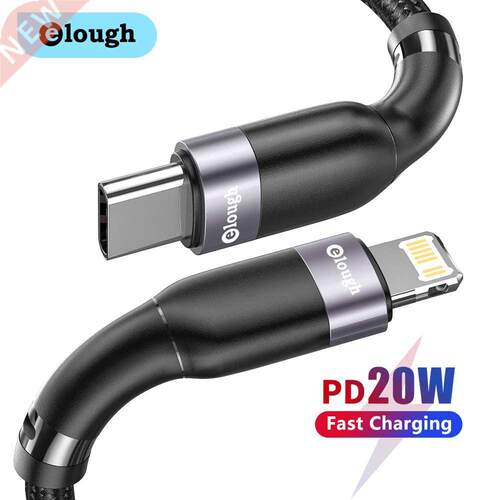 Elough 20W PD USB Type C Cable For iPhone 13 12 11 Pro XS 8