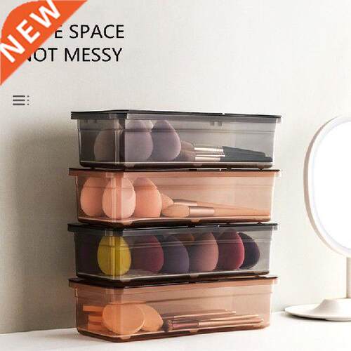 Transparent Cosmetic Storage Box Beauty Egg Eye Shadow