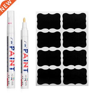 48 pcs Waterproof Blackboard Sticker Label Chalkboard Stick