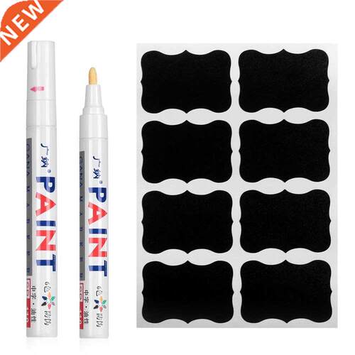 48 pcs Waterproof Blackboard Sticker Label Chalkboard Stick