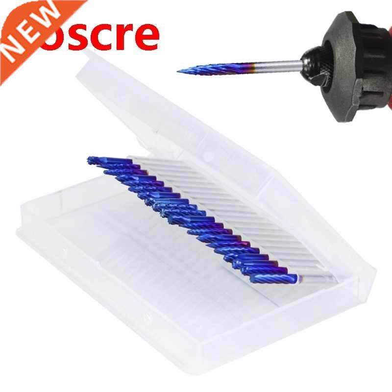 20pcs Rotary Burrs 3&ties;3 Blue Coating Double Cut and Sing