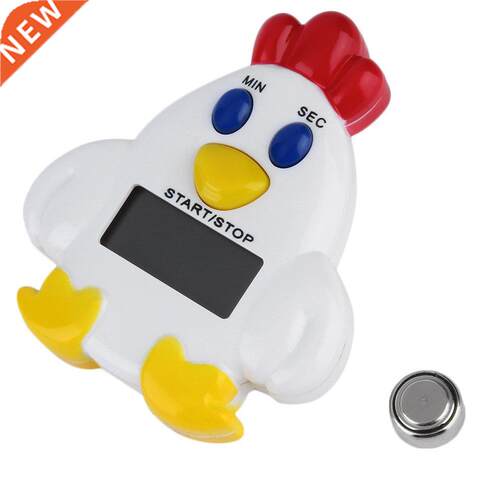 1pcs Mini Family Reminder Cartoon Chicken Kitchen Timer 99