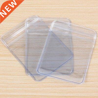 100 Pcs/lot Wholesale Clear PVC Plastic Coin Bag Case