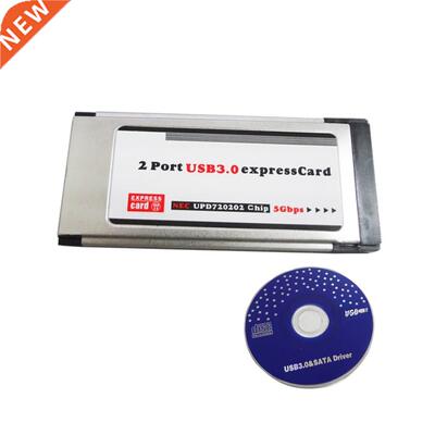 Full Speed Express Card expresscard USB .0 2 Port Adapter