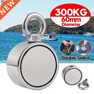 300KG Double Side Magnet Fishing Strong Round Neodymium Fish