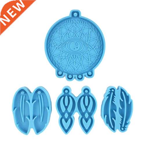 Resin Mold Silicone Mold Dream Catcher Keychain Pendant Feat