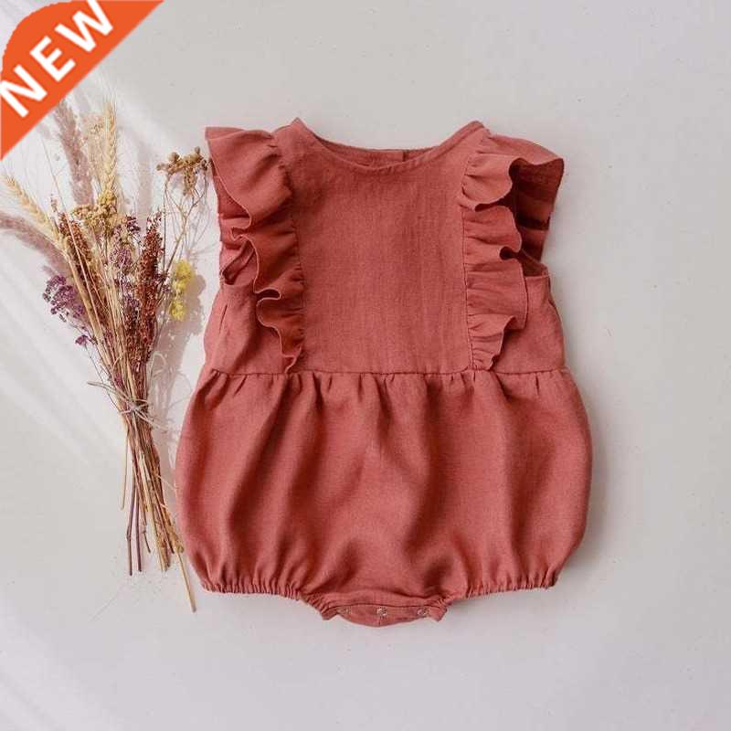 Summer Newborn Infant Baby Girls Romper Playsuit Jumpsuits S