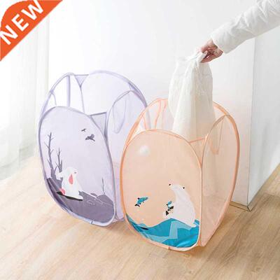 Household Foldable Cartoon Large Capacity Dirty Clothes Bask