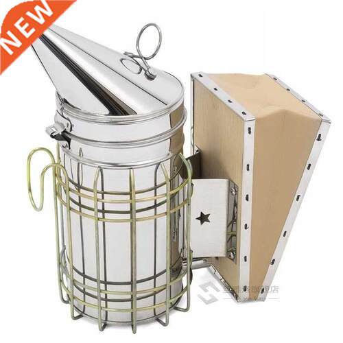 1 Pc Beekeeping Tool ainless eel Bee Hive Smoker Galvani