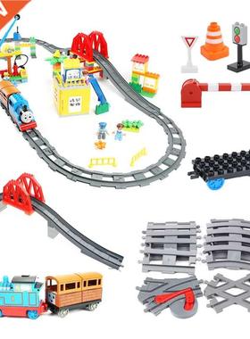 Rail Transport Big Size Building Blocks Creative Track Acces