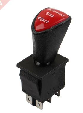 Forward-S-Back DPDT 6Pin Latching Slide Rocker Switch AC