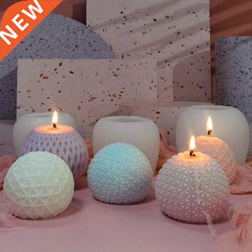 Ball Grid Pattern Silicone Mold DIY Epoxy Resin Candle