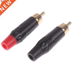 1 paire de bornes de prise RCA en cuivre connecteurs d'adapt