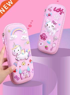 vanzlife office Elementary children cartoon pen bag 3 d