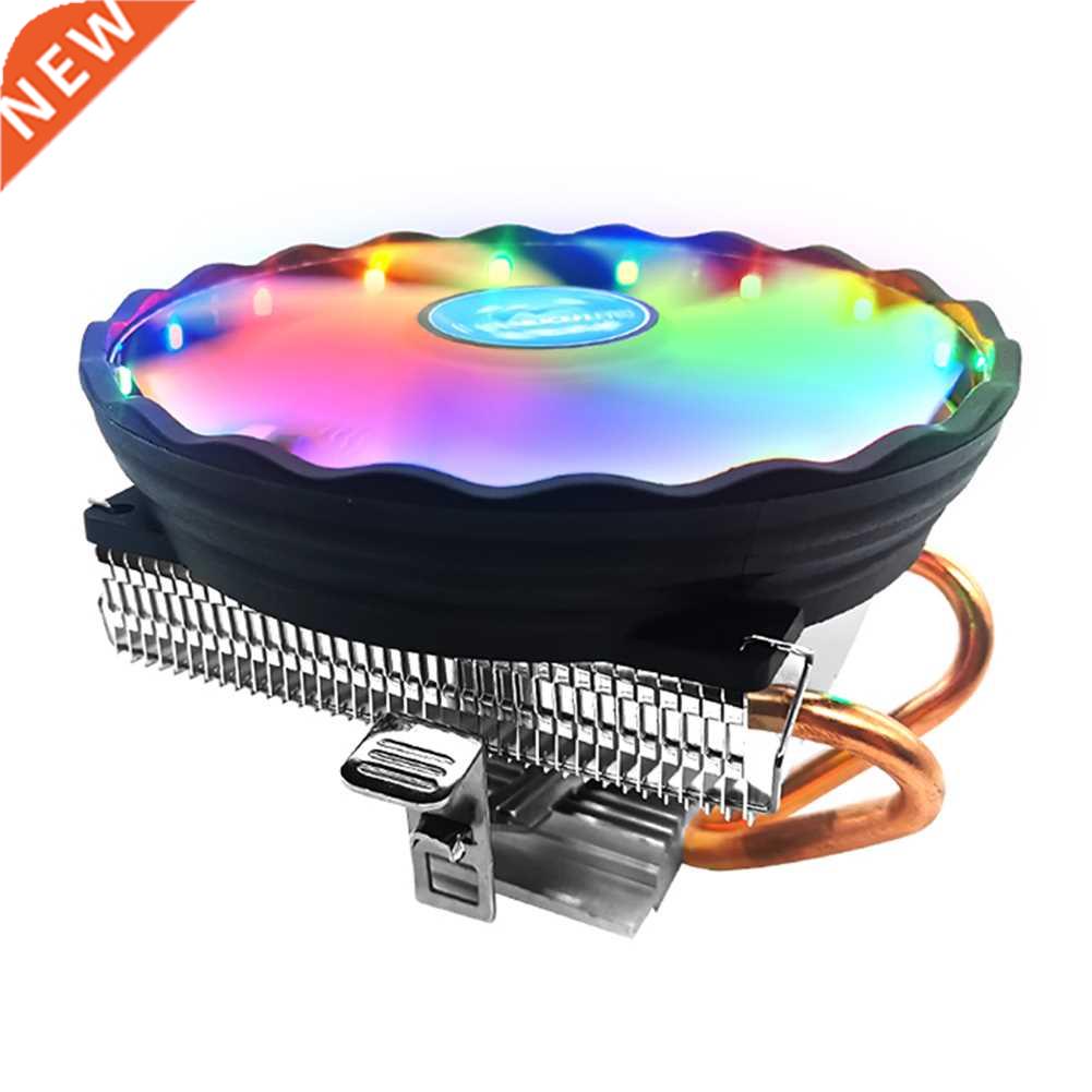 2 Heat Pipes CPU Cooler RGB 120mm Fan Low Profile Computer A