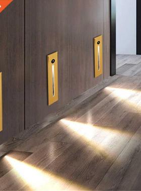 Outdoor Recessed Wall Corner Light 3W PIR Motion Sensor Stai