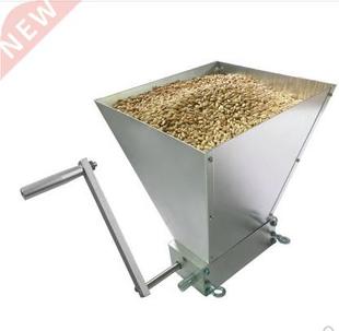 New stainless steel 2-roll barley malt mill grain crusher