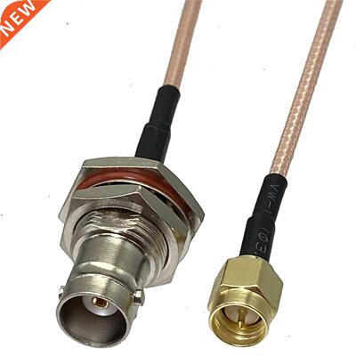 RG316 SMA Male Plug Straight to BNC Female Jack Bulkhead Nut