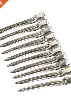 10pcs Hir Cre Clips Stinless Steel Hirdressing Sectionin