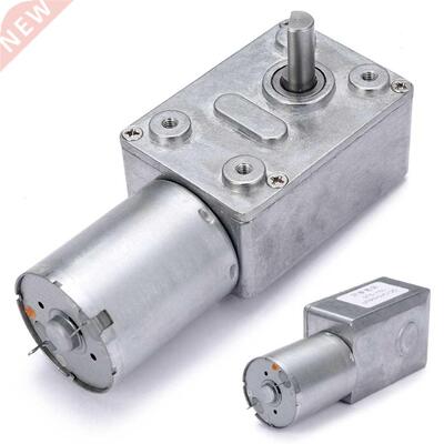 DC 12V Turbo Worm Geared Motor 0.6RPM Torque Low Speed Elect