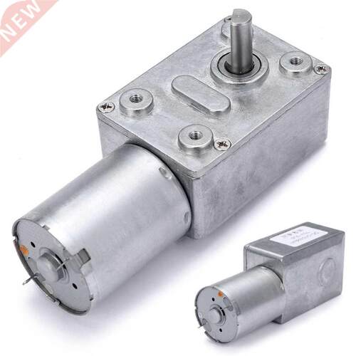 DC 12V Turbo Worm Geared Motor 0.6RPM Torque Low Speed Elect