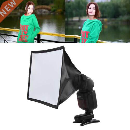 Universal Flash Diffuser Reflector Softbox Round Square Flas