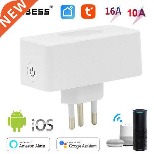 Aubess WiFi Smart Plug 10A 16A Brazil Power Socket Outlet